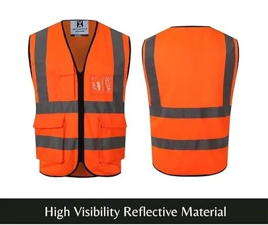 2 Pack HiVis High Visibility Safety Vest