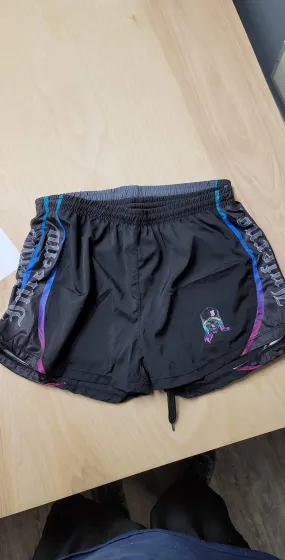 2021 Deadly Beautiful Women's Shorts - Black Rainbow