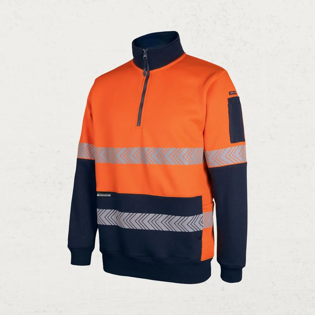 330gsm Segmented Taped Hi Vis Jumper