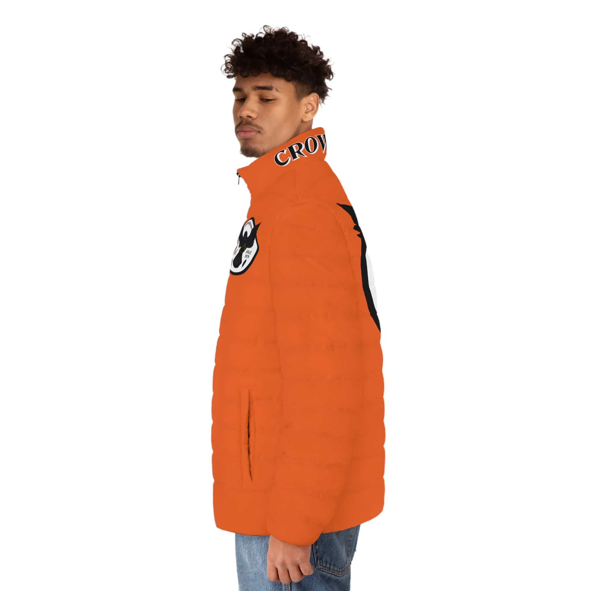 3rd Generation Men's CROWGODSHI Puffer Jacket, ORANGE