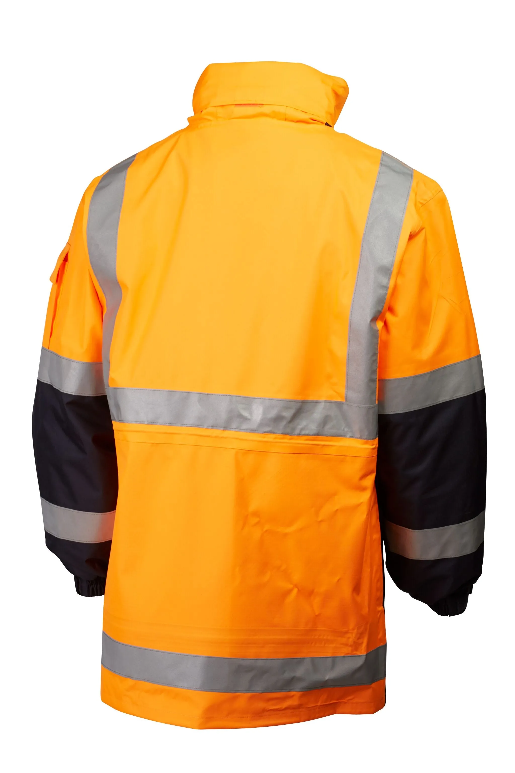 7WJHT75 JACKET MASTER ULTIMATE 5 IN 1 HI VIS D/N TAPED 2 TONE POLYESTER OXFORD