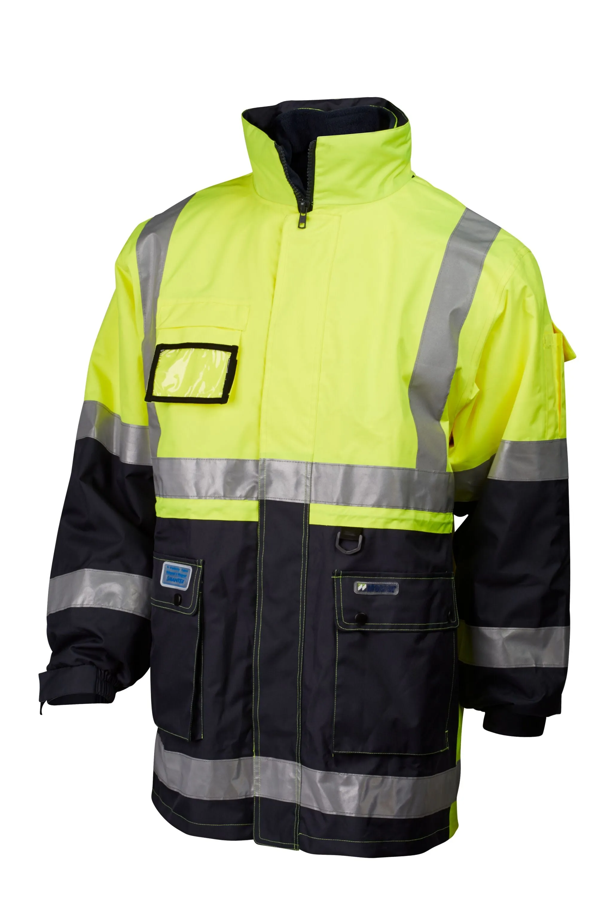 7WJHT75 JACKET MASTER ULTIMATE 5 IN 1 HI VIS D/N TAPED 2 TONE POLYESTER OXFORD