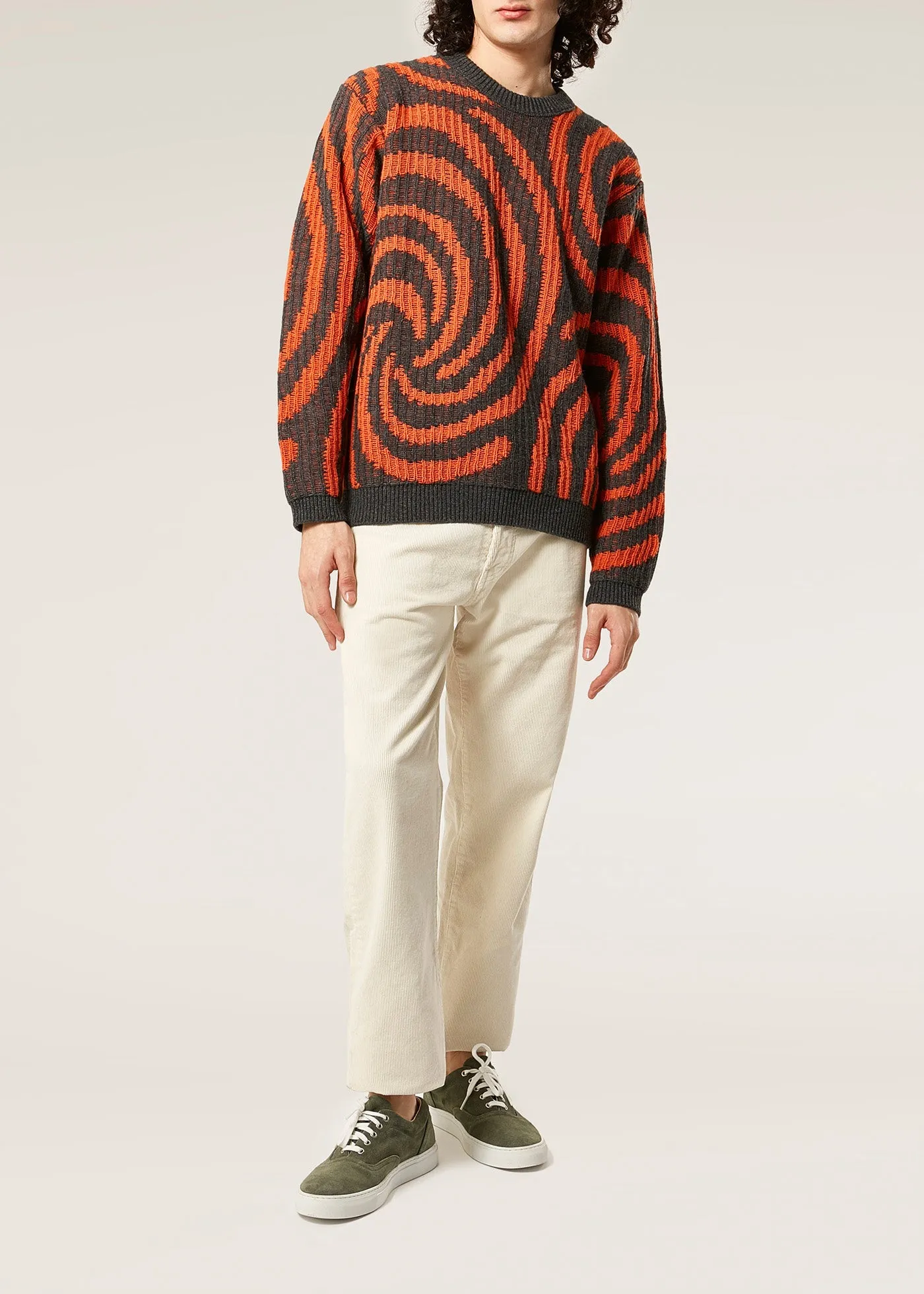 AAPPIO SHETLAND WOOL JACQUARD SWEATER