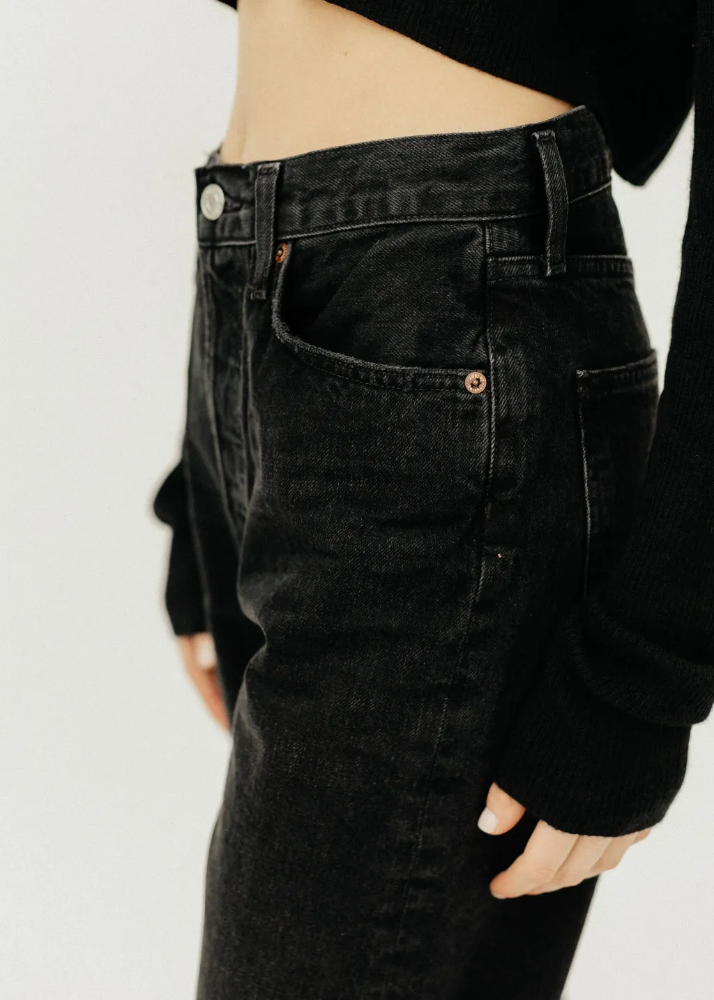 AGOLDE 90's Jean in Tar