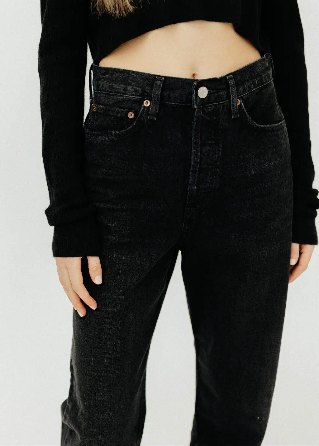 AGOLDE 90's Jean in Tar