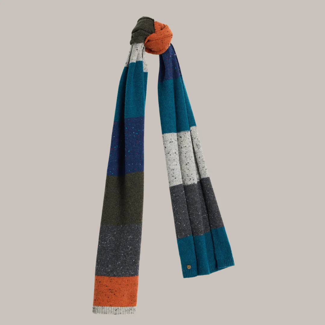 Albie Knit Scarf - Grey Multi