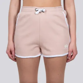 Alpha Industries Contrast SL shorts for women, light orange