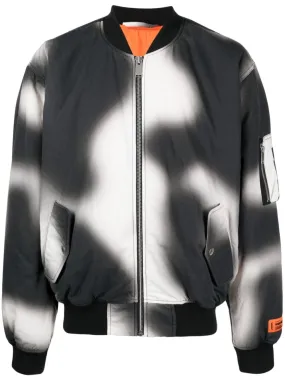 AOP BLUR SPRAY PUFFER JACKET