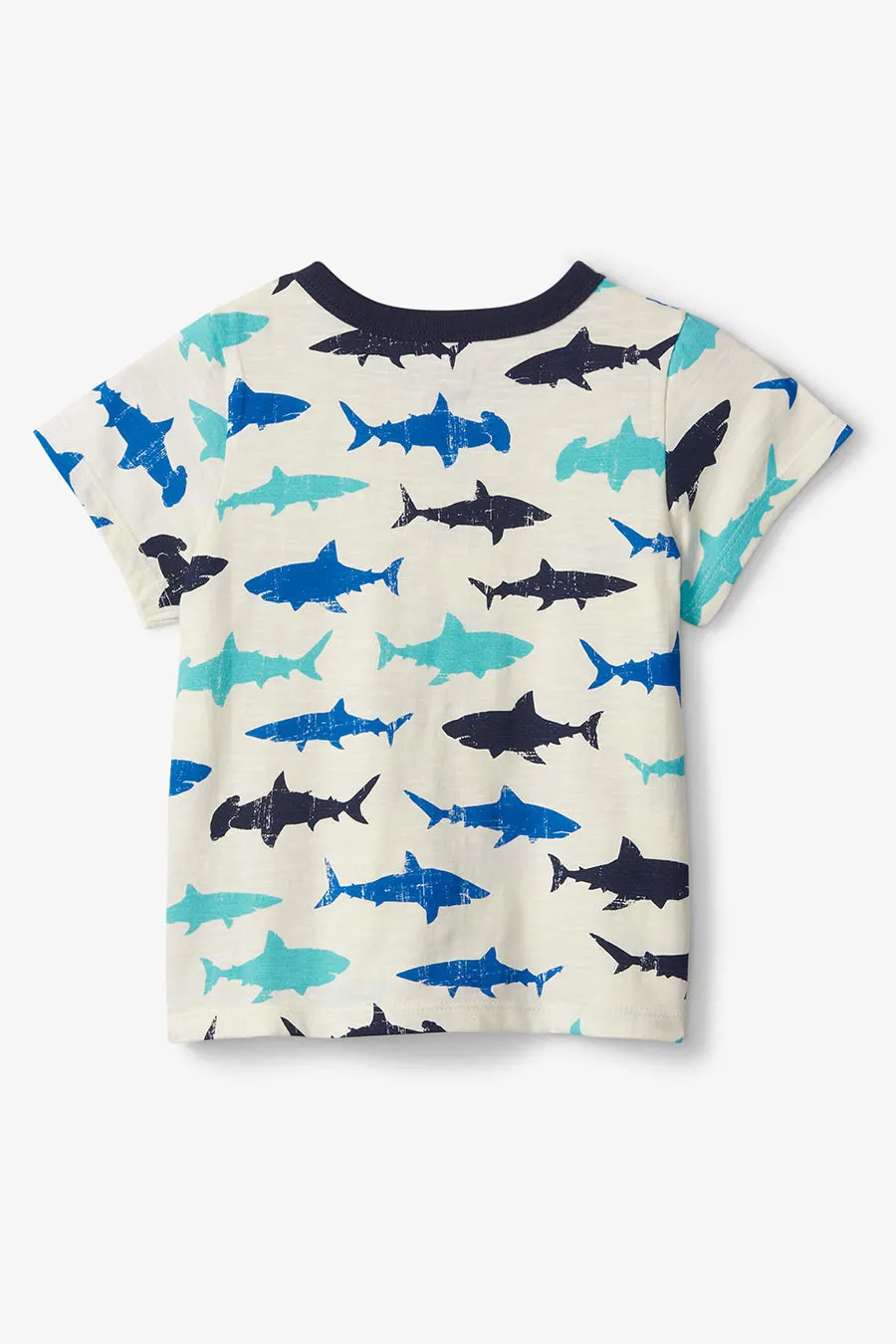 Baby Boy Shirt Hatley Sea Sharks Henley