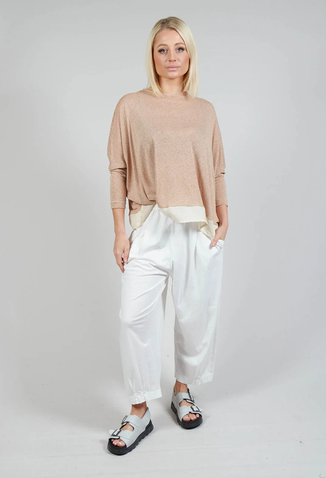 Bamboo Lr Jumper In Ambra