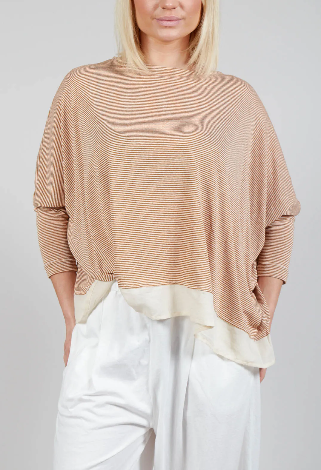 Bamboo Lr Jumper In Ambra