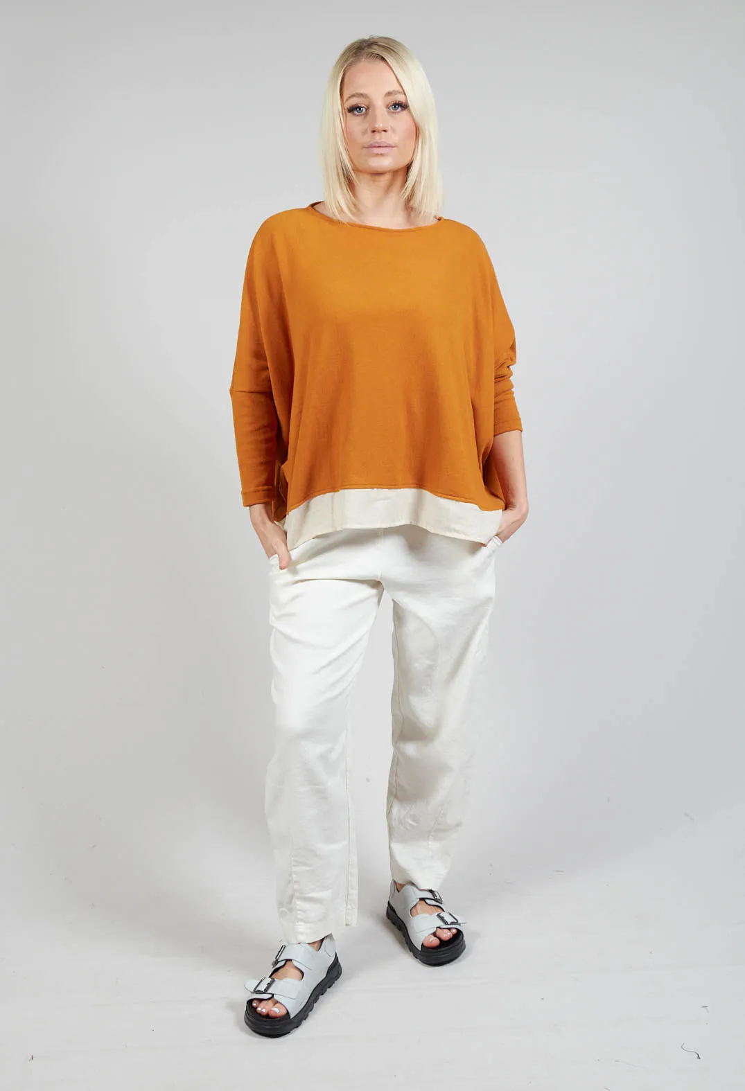 Bamboo M Jumper In Ambra