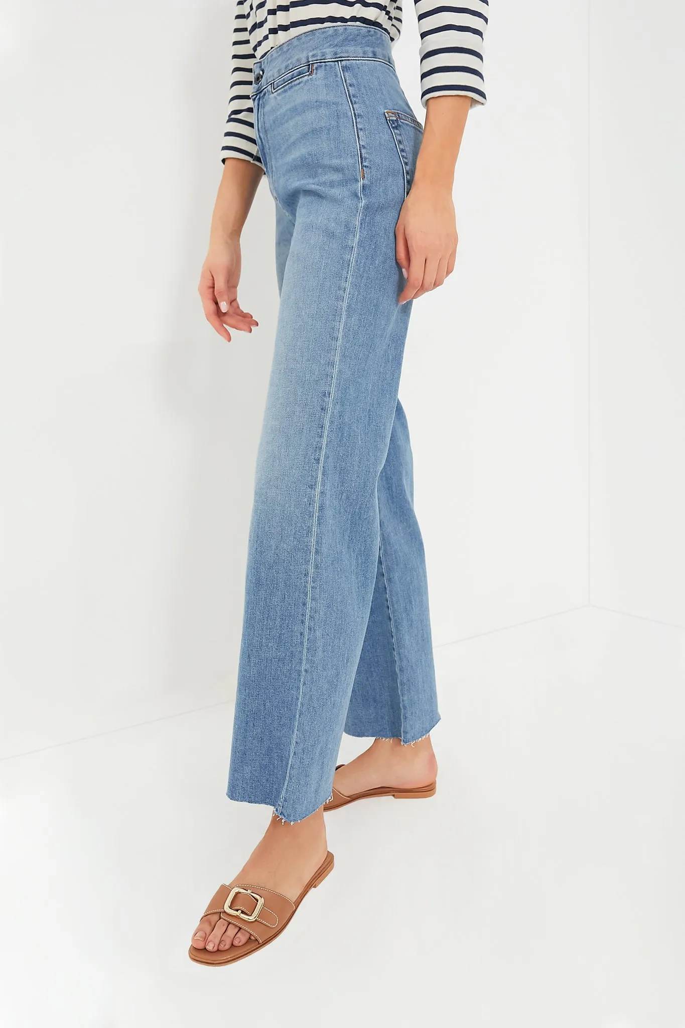 Barrio Cropped Brighton Wide Leg