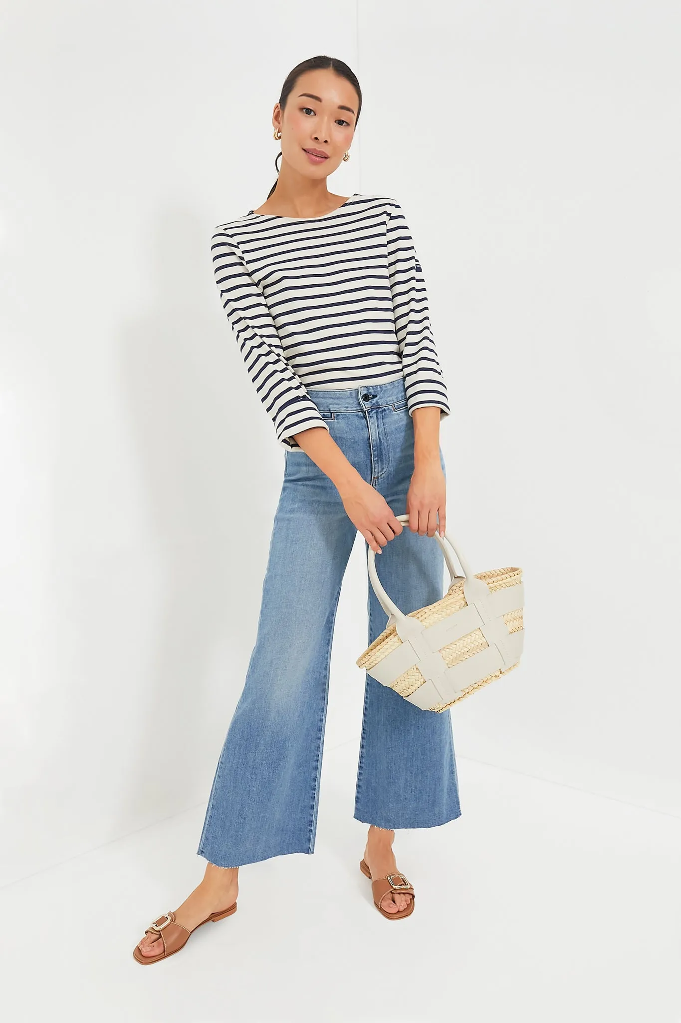 Barrio Cropped Brighton Wide Leg