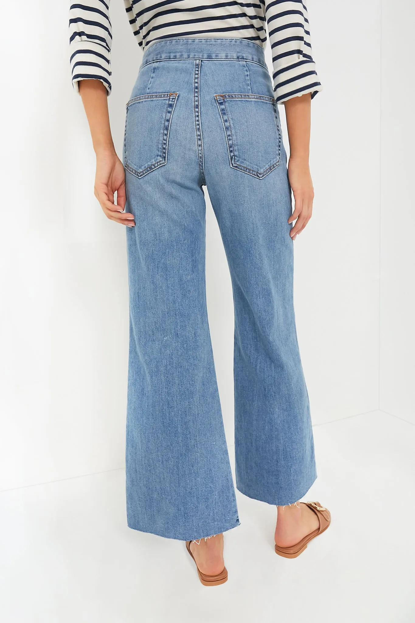 Barrio Cropped Brighton Wide Leg