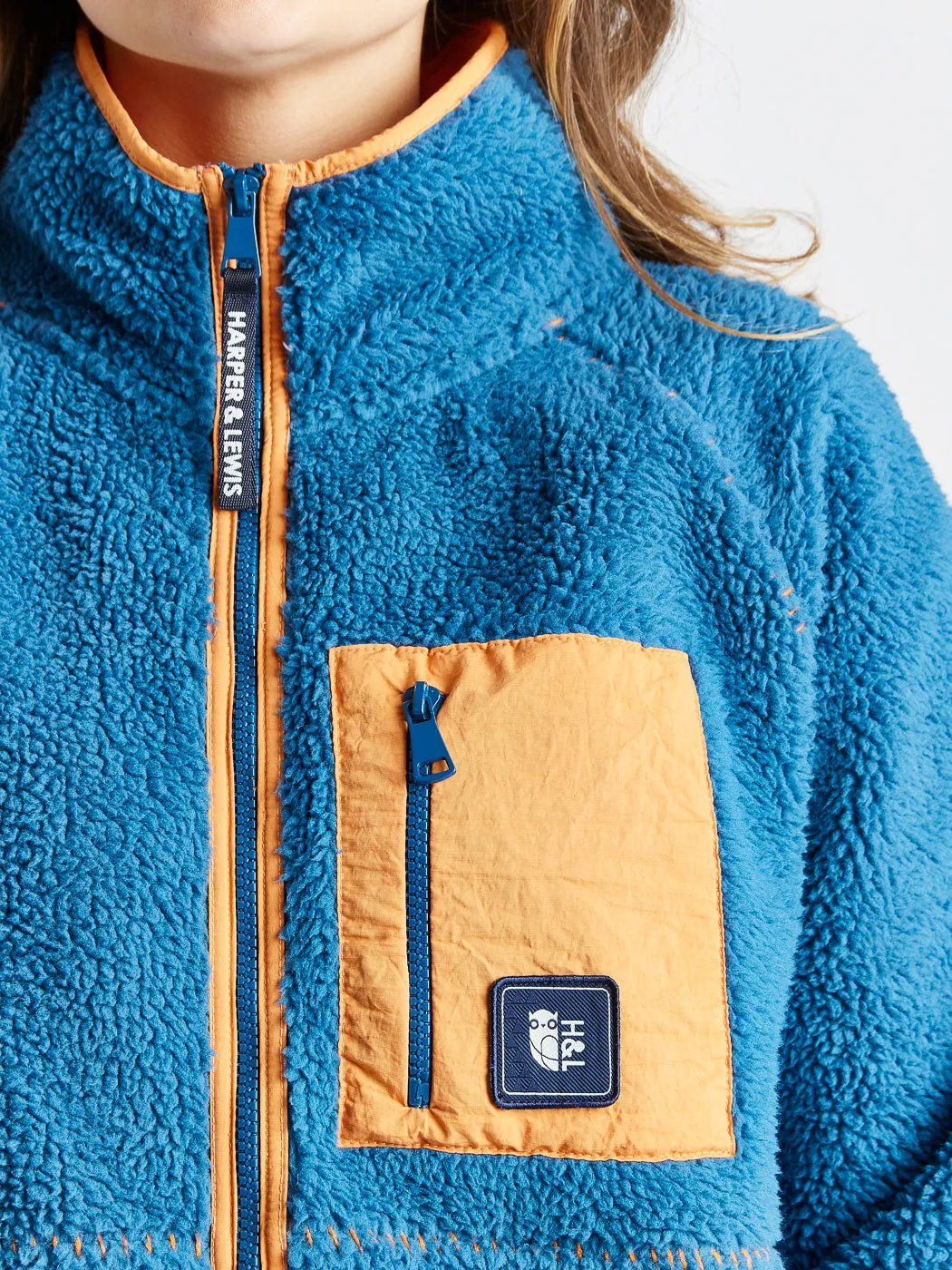 Baylor Full Zip Sherpa Fleece