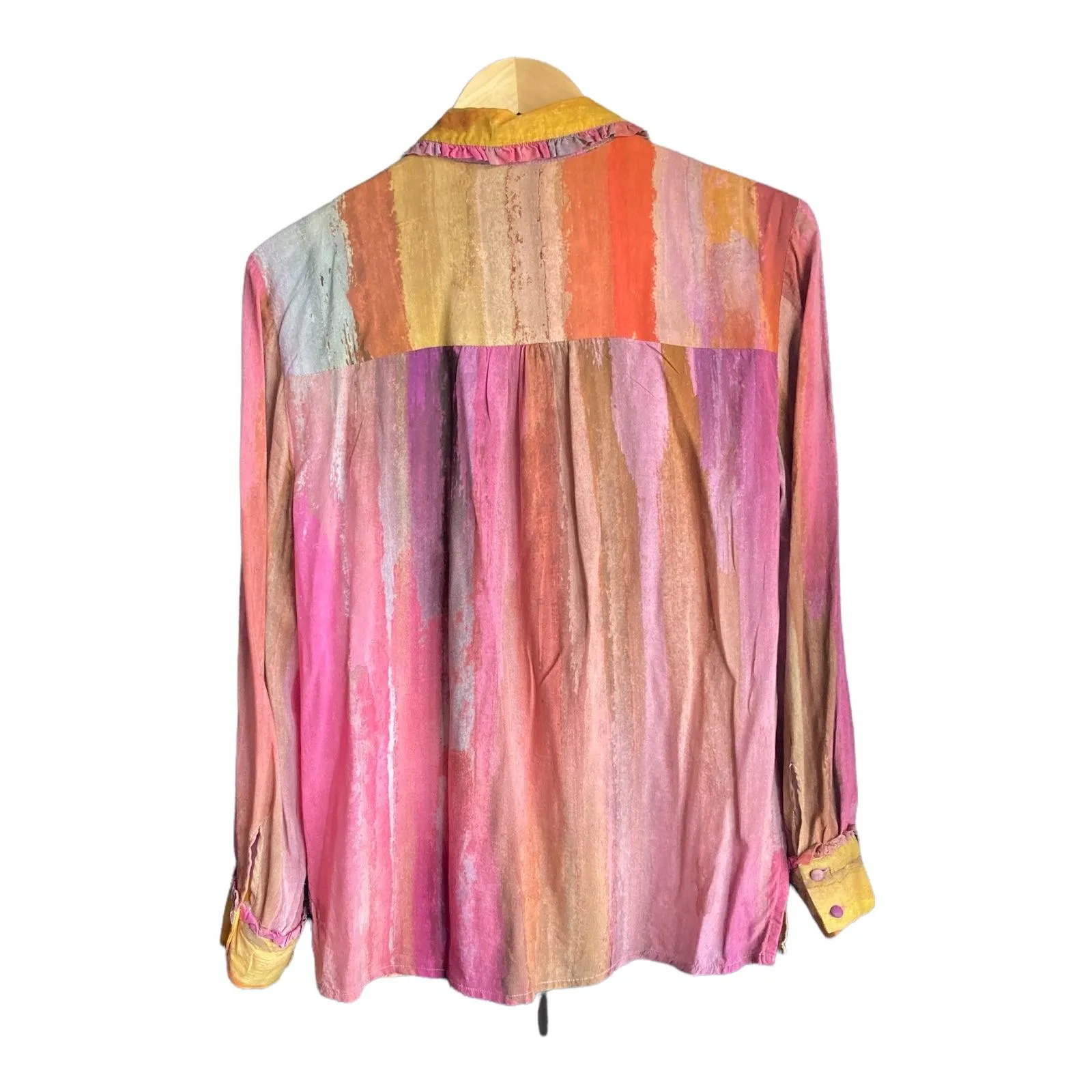 Blank London Multi-Coloured Long Sleeved Shirt UK Size Medium