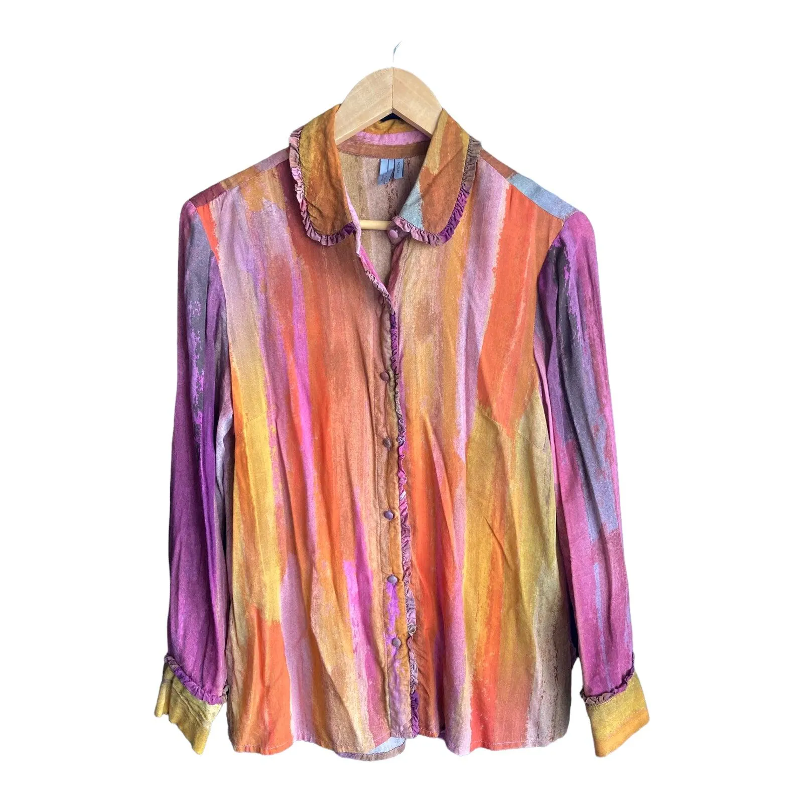 Blank London Multi-Coloured Long Sleeved Shirt UK Size Medium