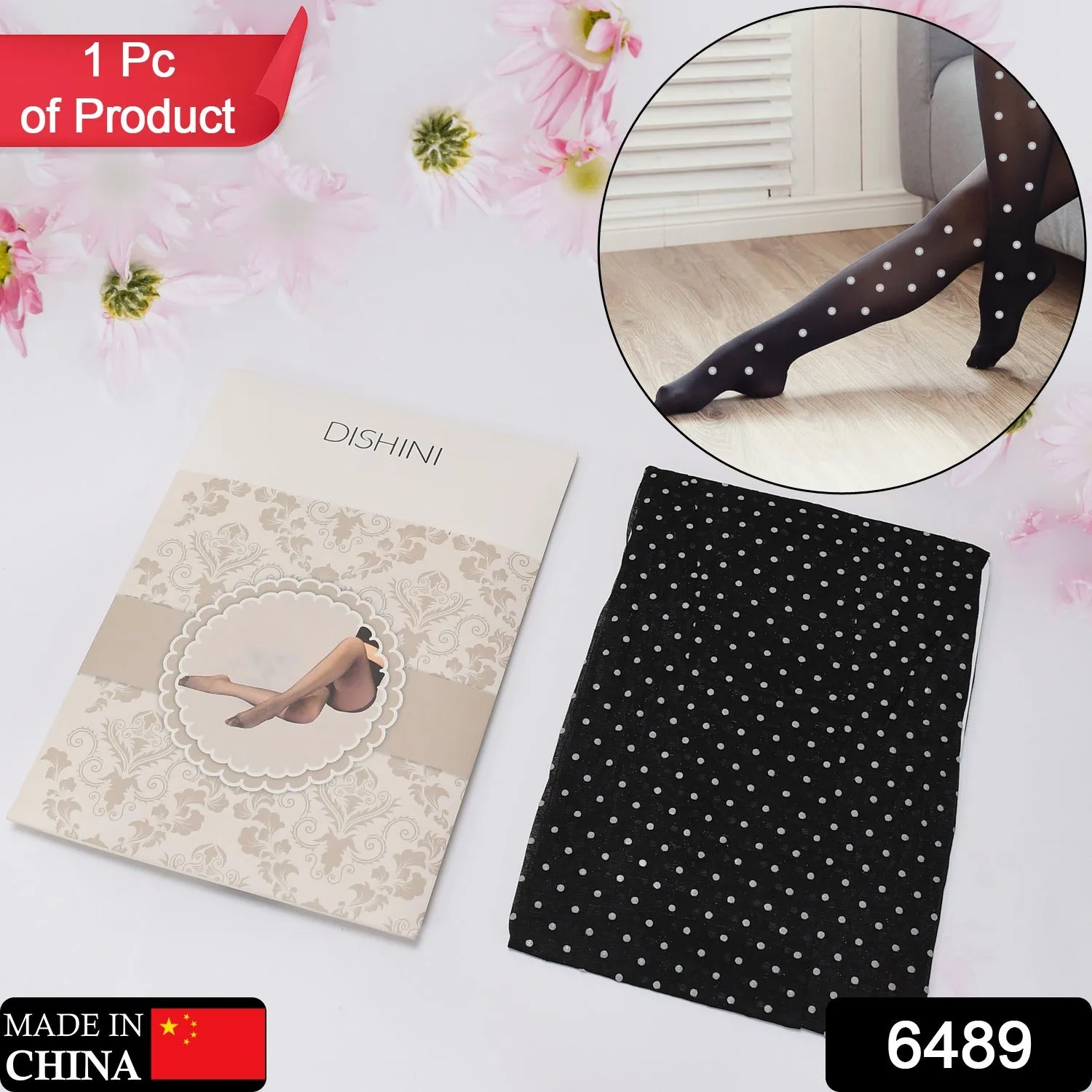 Body Stocking Cloth White Dot Design Stocking Cloth With ELASTIC CLOTH, THE BEST SOFT MATERIAL CLOTH