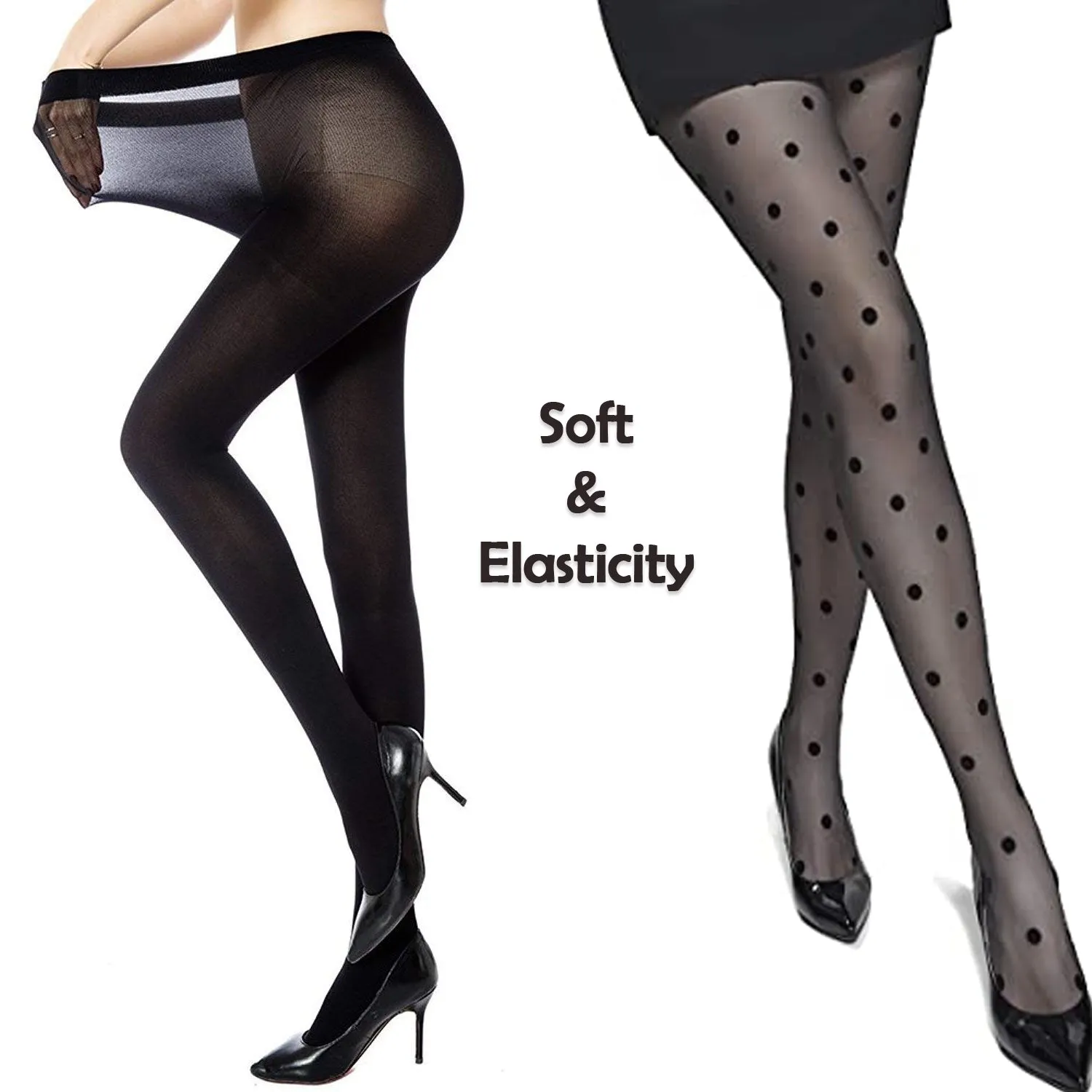 Body Stocking Cloth White Dot Design Stocking Cloth With ELASTIC CLOTH, THE BEST SOFT MATERIAL CLOTH