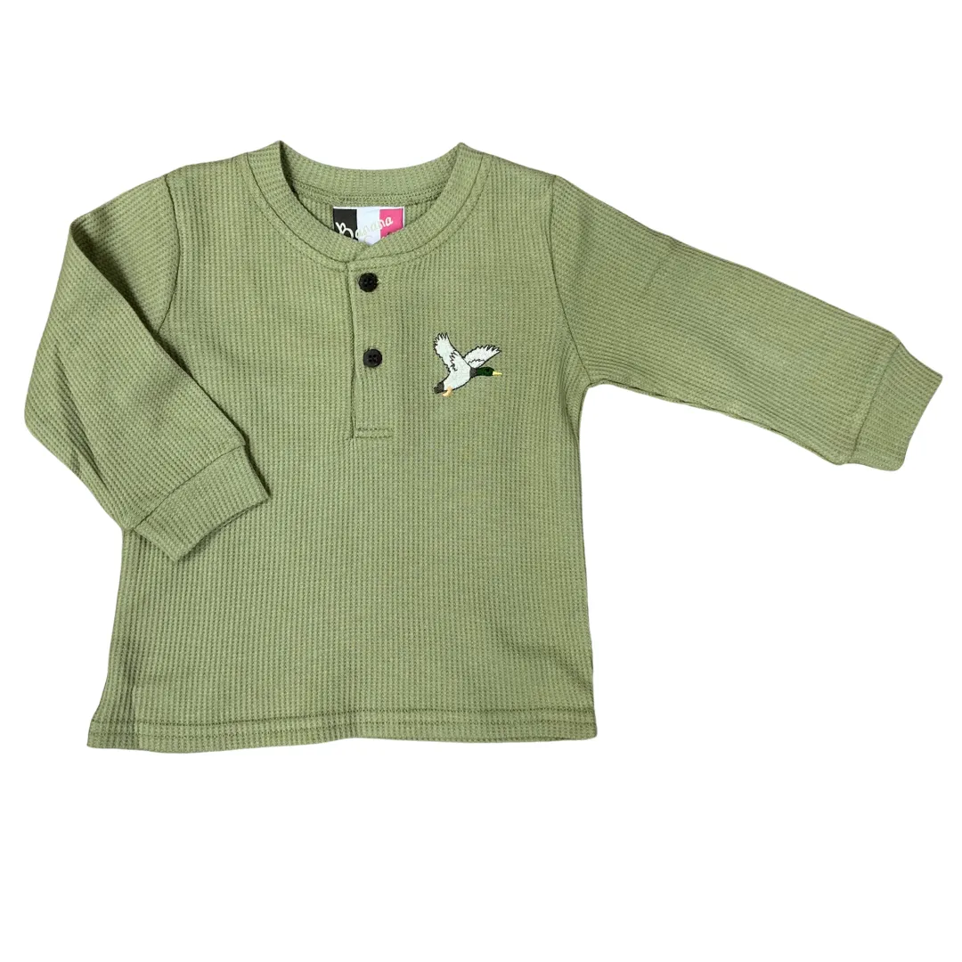 Boys Henley Duck Shirt