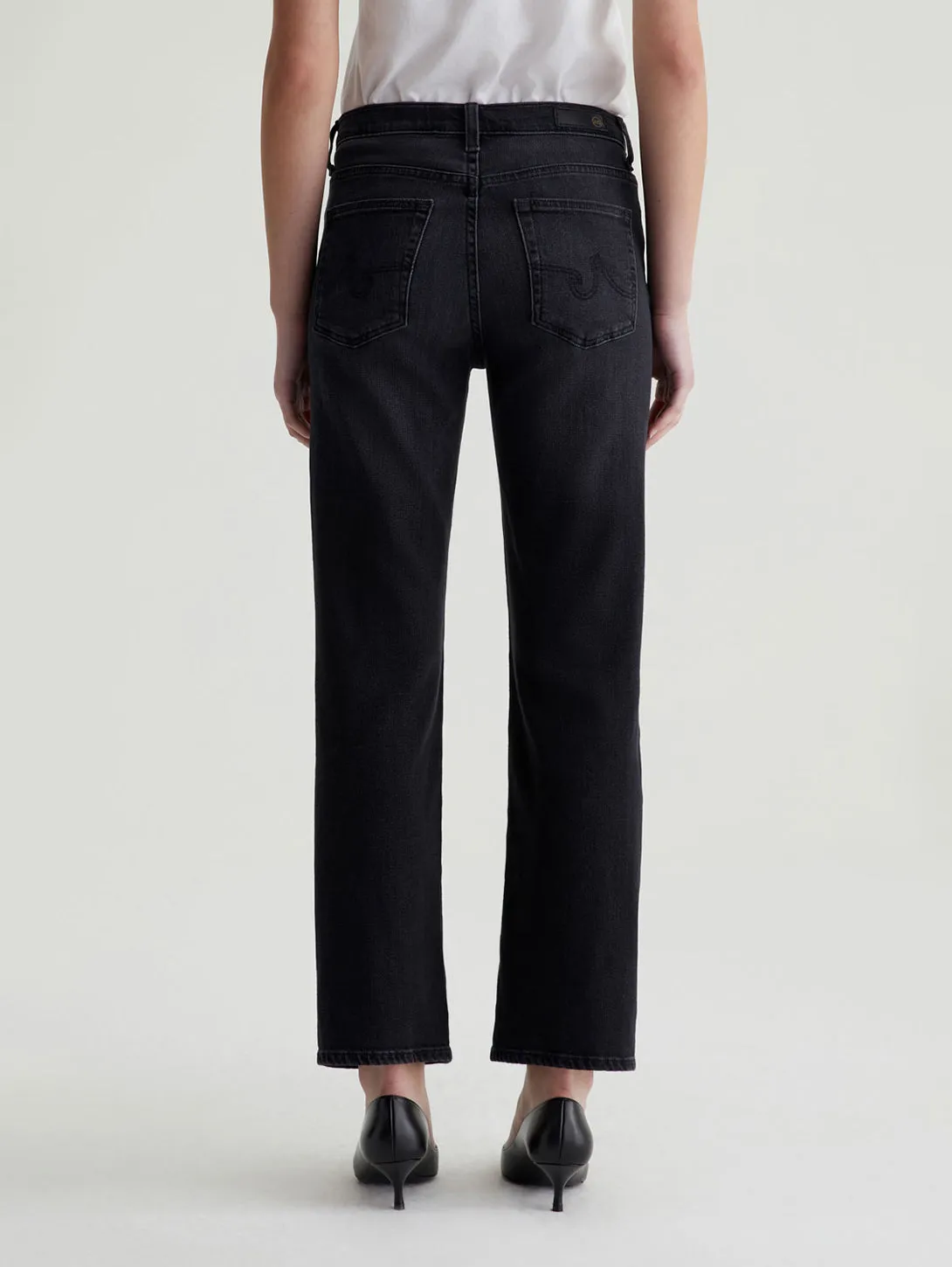 Brinley Mid Rise Straight Jean - Glasgow