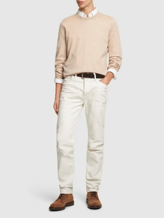 Brunello Cucinelli   Wool &amp; cashmere crewneck sweater 