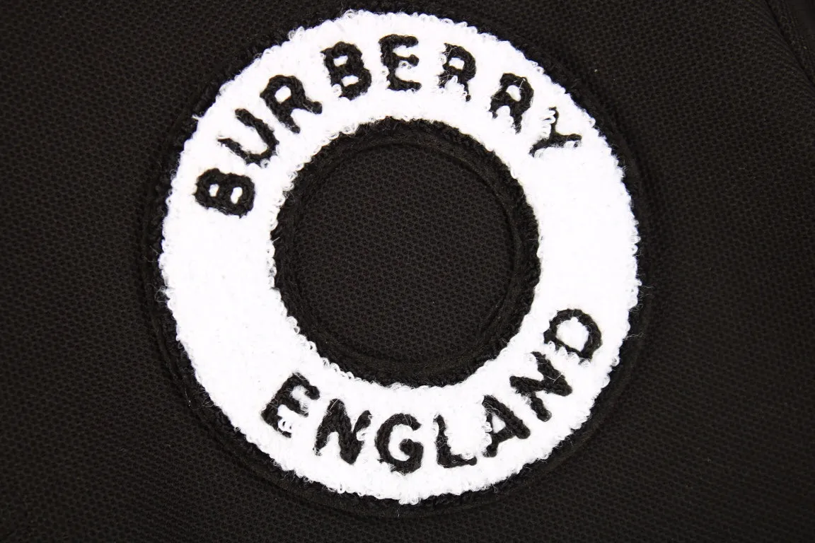 Burberry England Logo Polo Shirt - Black