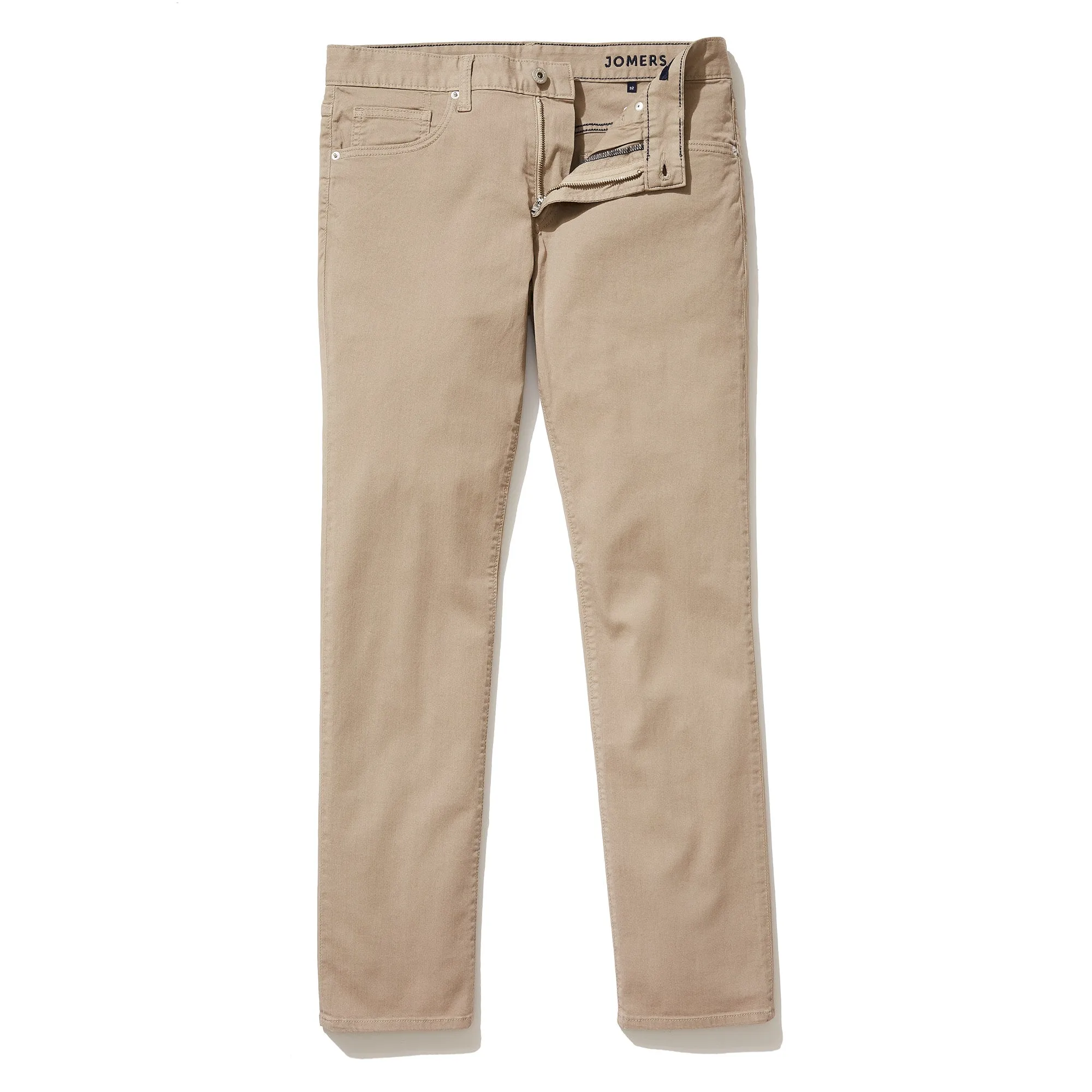 Calabria (Slim) - Khaki Italian Travel Jeans