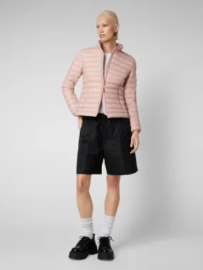 Carly Zip Jacket - Blush Pink