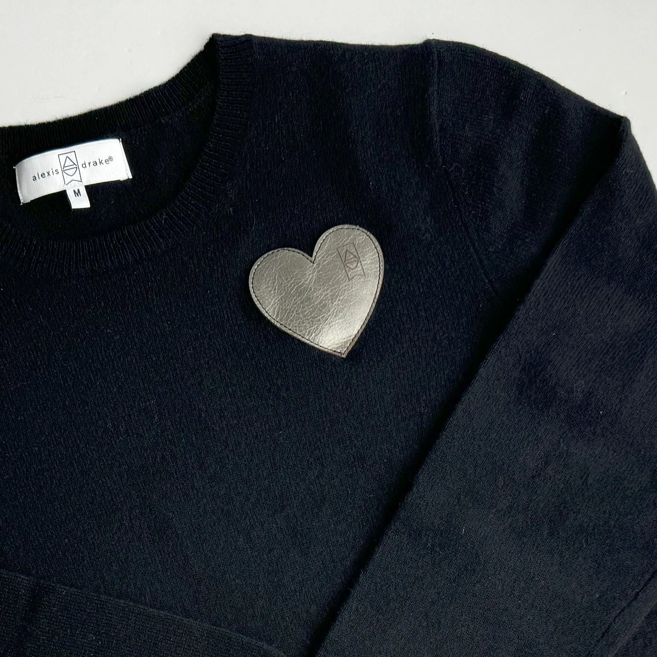 Cashmere   Cotton Collection | Cashmere Crewneck | Black