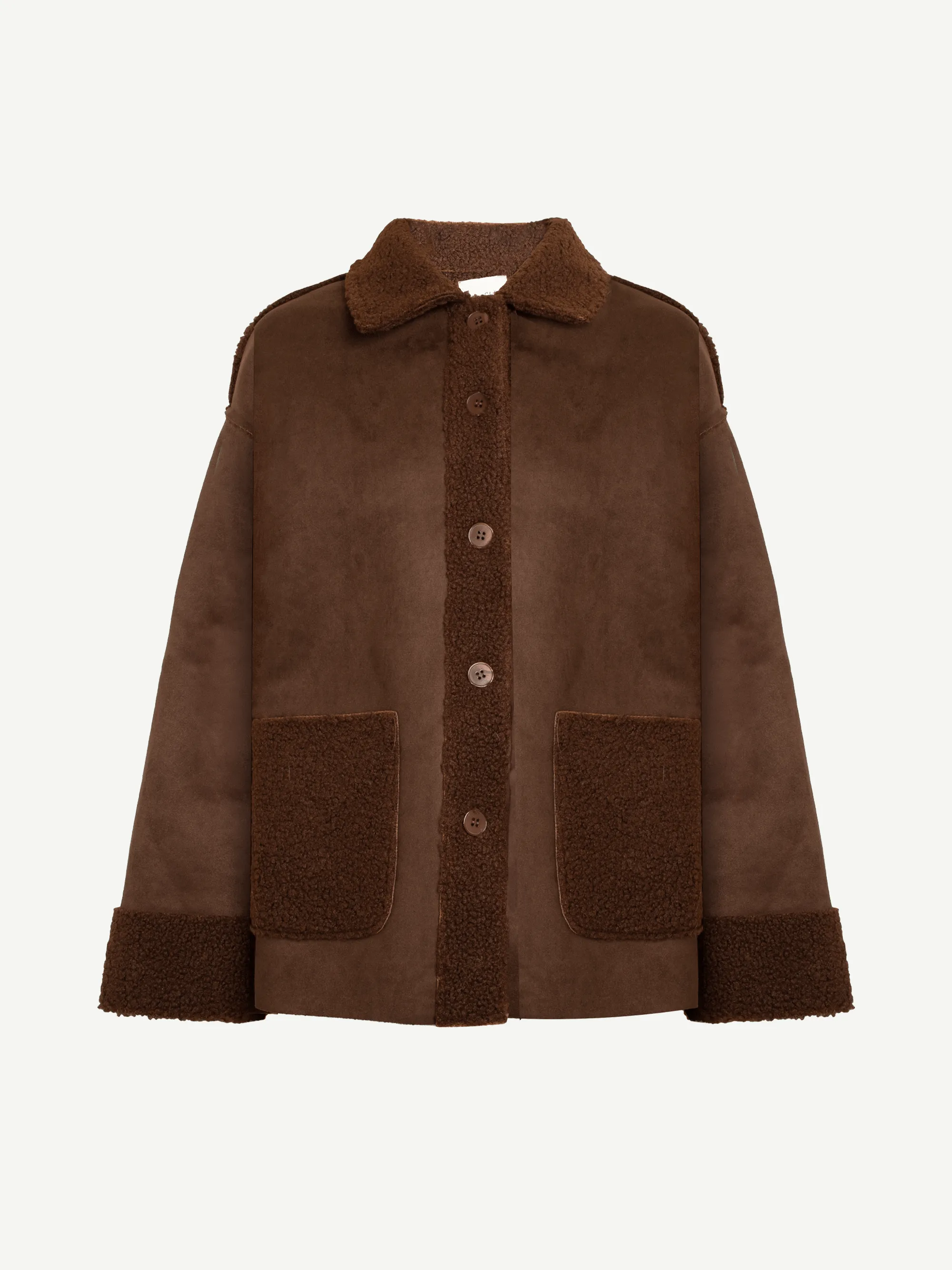 Chocolate Delou Coat