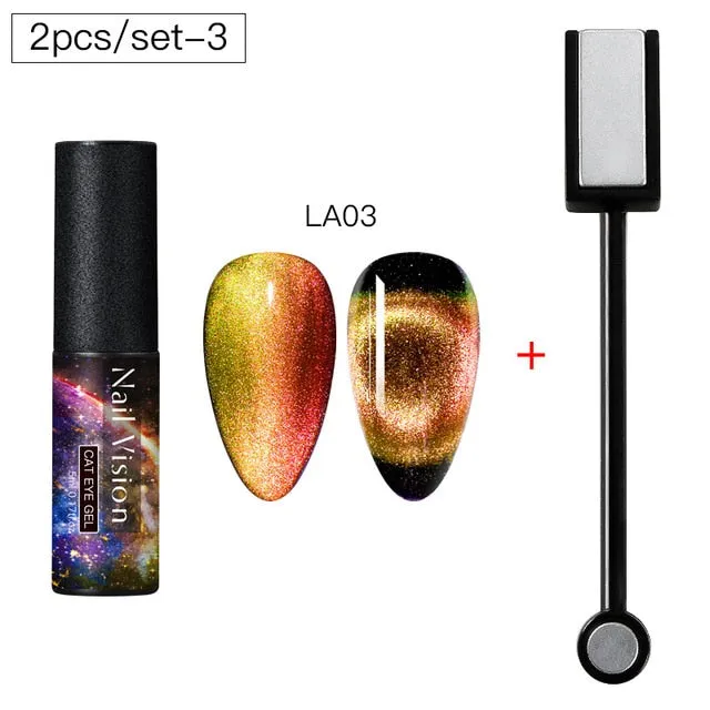 【Christmas sale-BUY 2 GET 20% DISCOUNT】SexyCute - 9D Cat Eye Gel Nail Polish