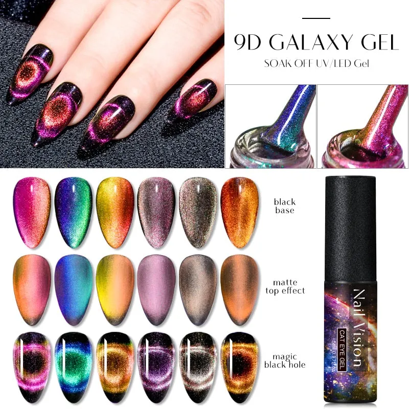 【Christmas sale-BUY 2 GET 20% DISCOUNT】SexyCute - 9D Cat Eye Gel Nail Polish