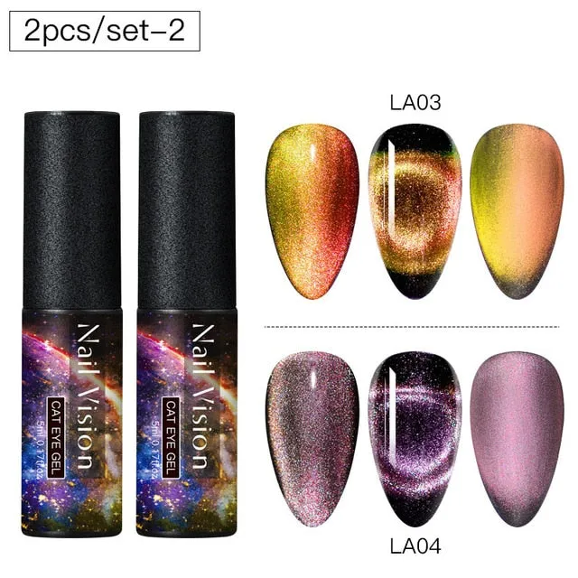 【Christmas sale-BUY 2 GET 20% DISCOUNT】SexyCute - 9D Cat Eye Gel Nail Polish