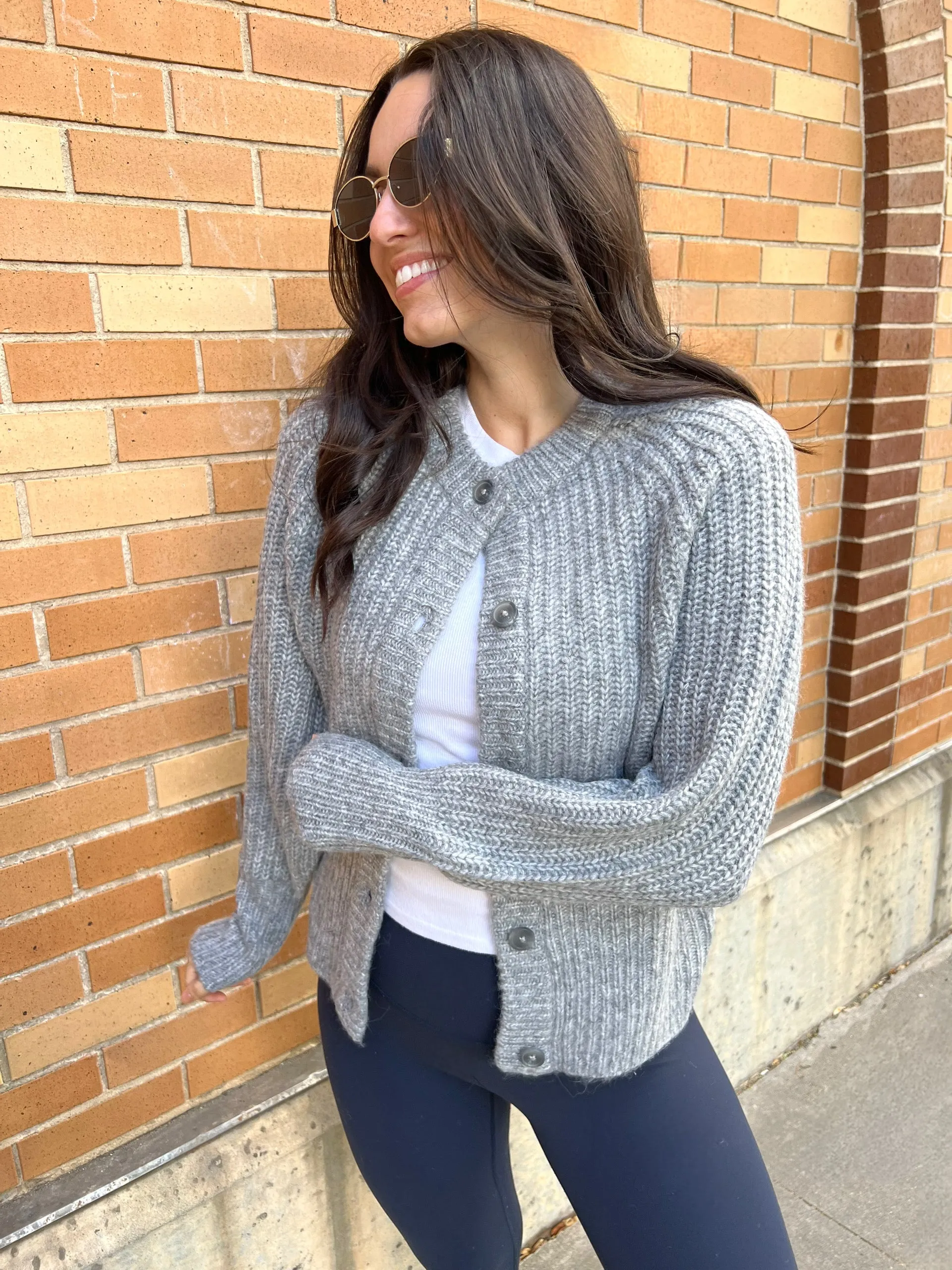 chunky cardigan