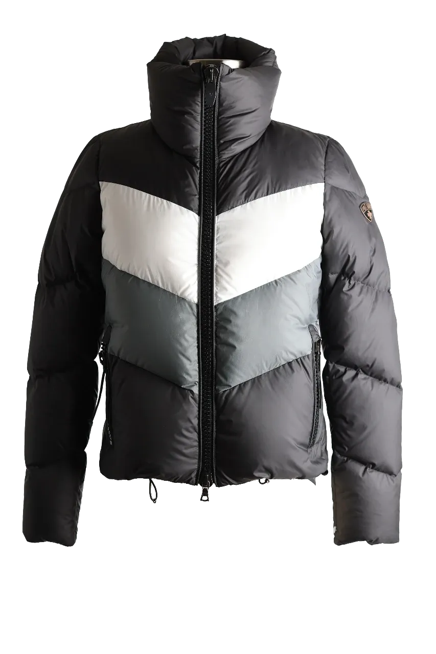 Color-Block Down Puffer Jacket