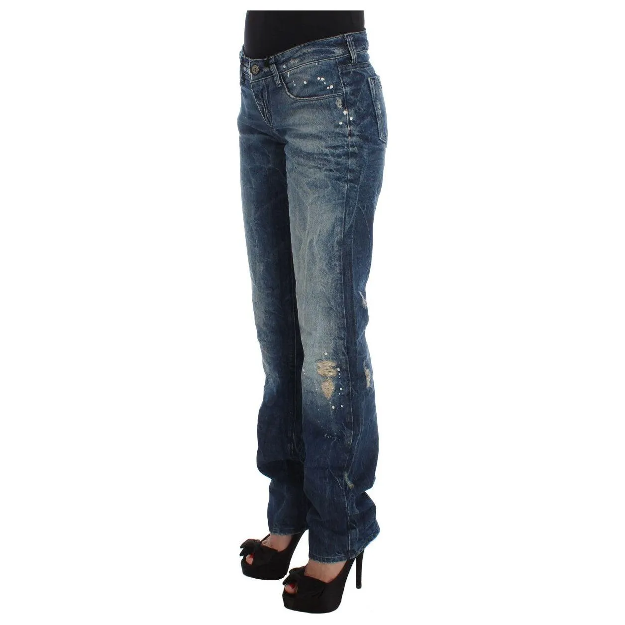 Costume National Chic Blue Regular Fit Denim