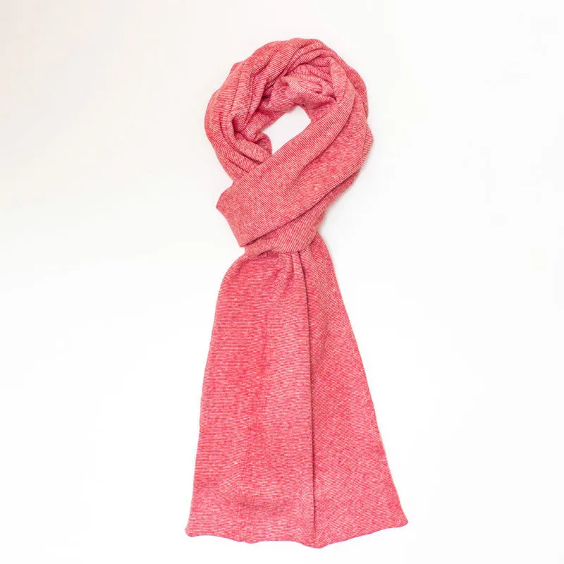 cotton panel rib scarf