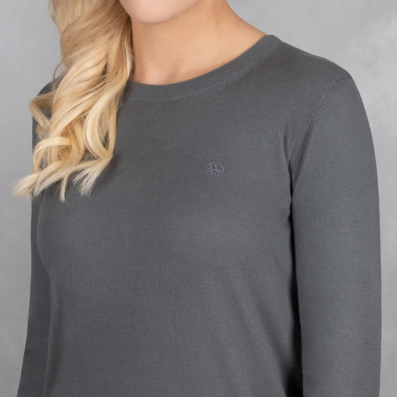 Cotton Pullover Round Neck Women