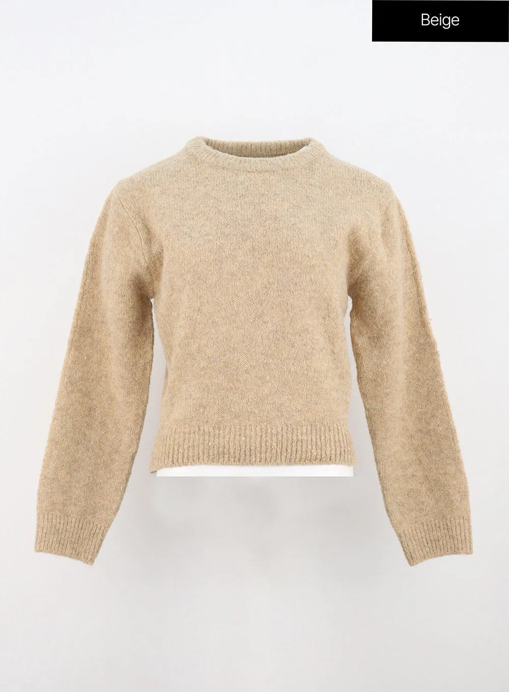 Crew Neck Knit Sweater IN308