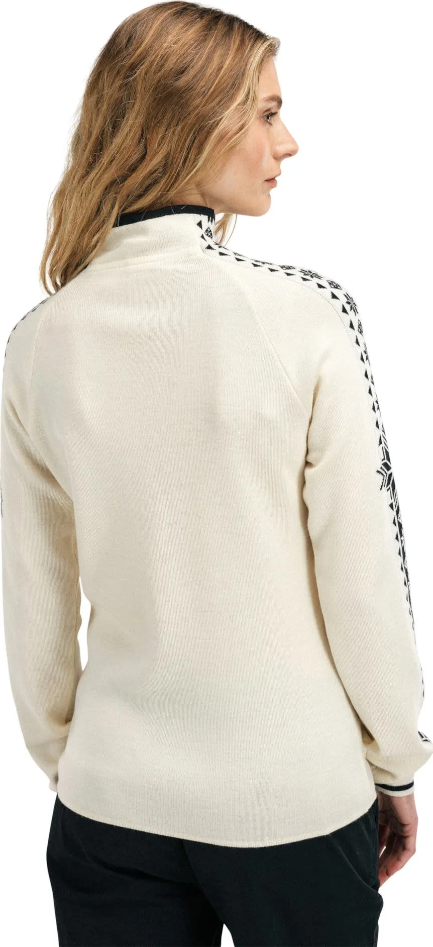 Dale of Norway Women&#x27;s Geilo Sweater Offwhite Black | Buy Dale of Norway Women&#x27;s Geilo Sweater Offwhite Black here | Outnorth