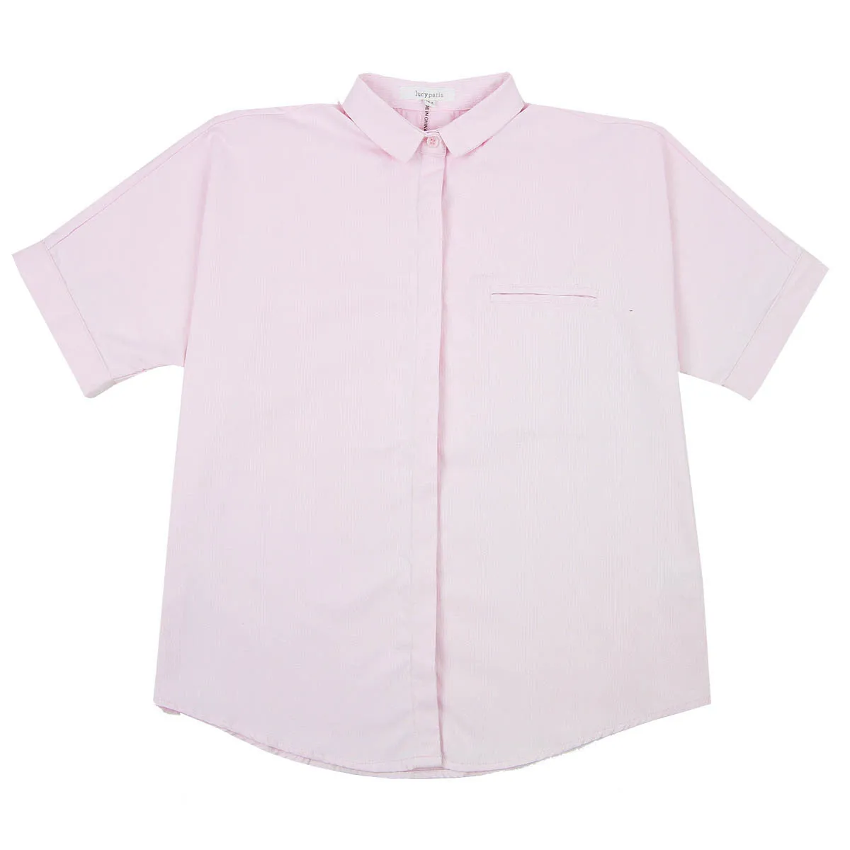 Dolman Oxford Button Down in Pink