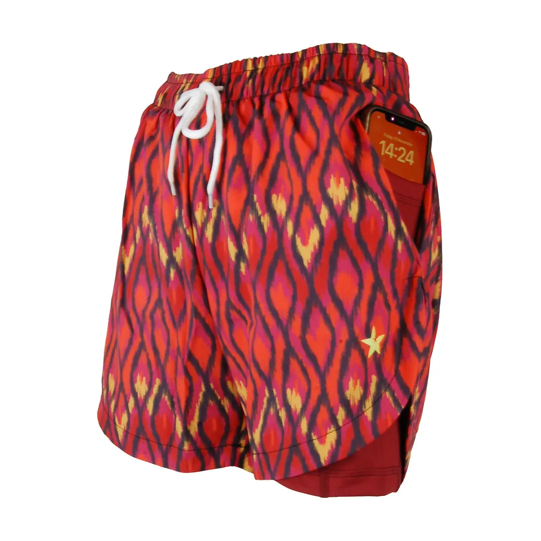 Double Layer Jazzy Shorts | Phoenix