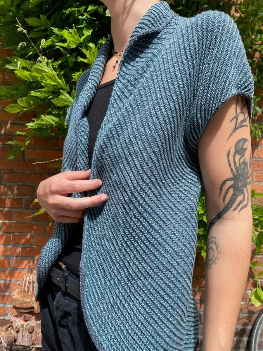 Duet vest by Hanne Falkenberg, knitting pattern