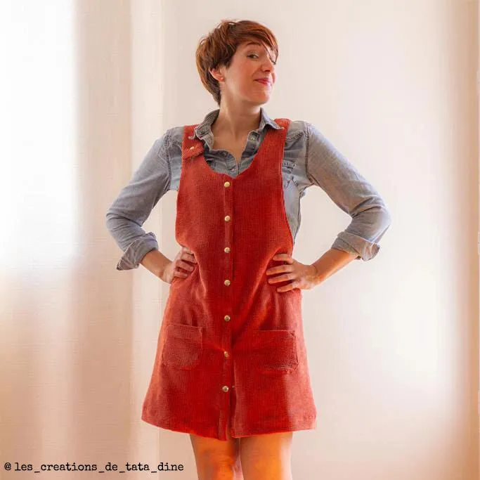 Duo for woman and kid TORONTO dress - paper sewing pattern