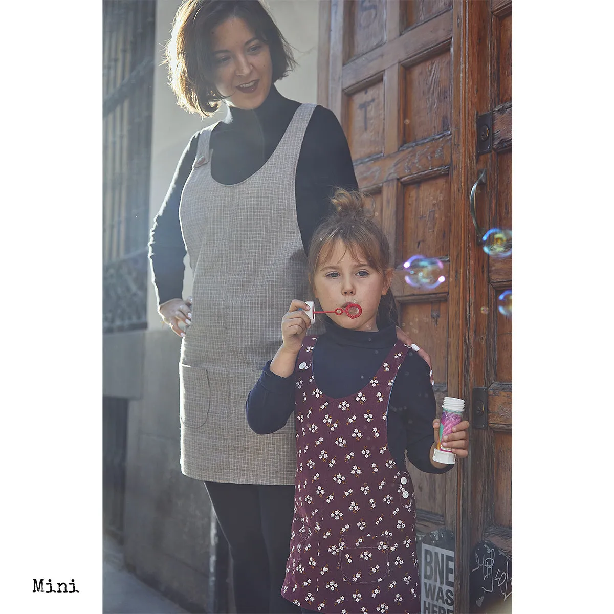 Duo for woman and kid TORONTO dress - paper sewing pattern