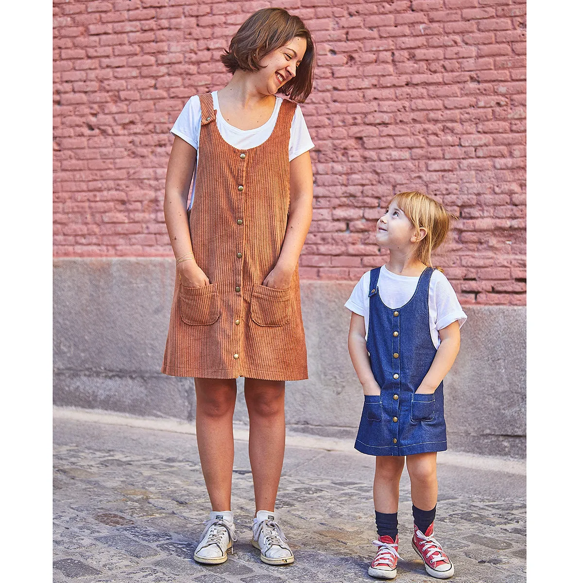 Duo for woman and kid TORONTO dress - paper sewing pattern