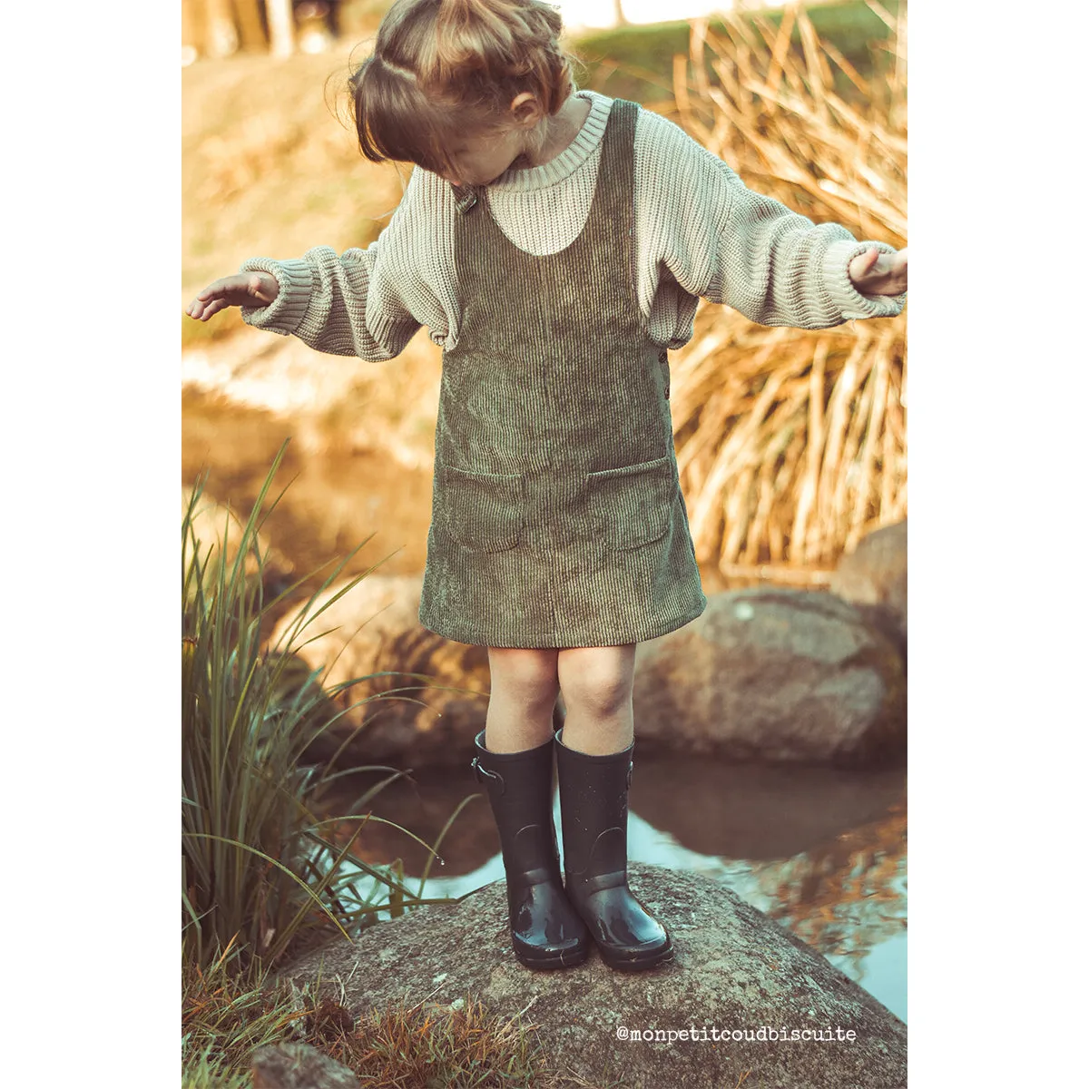 Duo for woman and kid TORONTO dress - paper sewing pattern