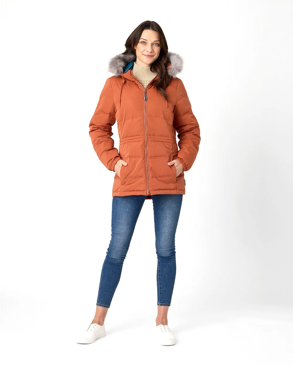 Elara Urban Puffer in Cinnamon